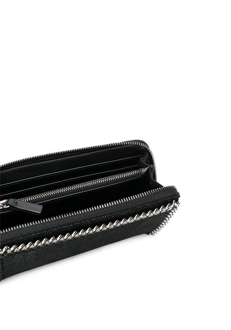 portafoglio continental Falabella in ecopelle nera STELLA MC CARTNEY | 434750-W91321000